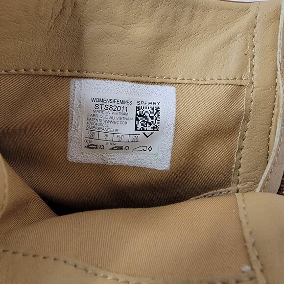 Sperry Maya Belle Leather Ankle Boot Booties Cognac Brown Size 6.5 - Picture 12 of 12